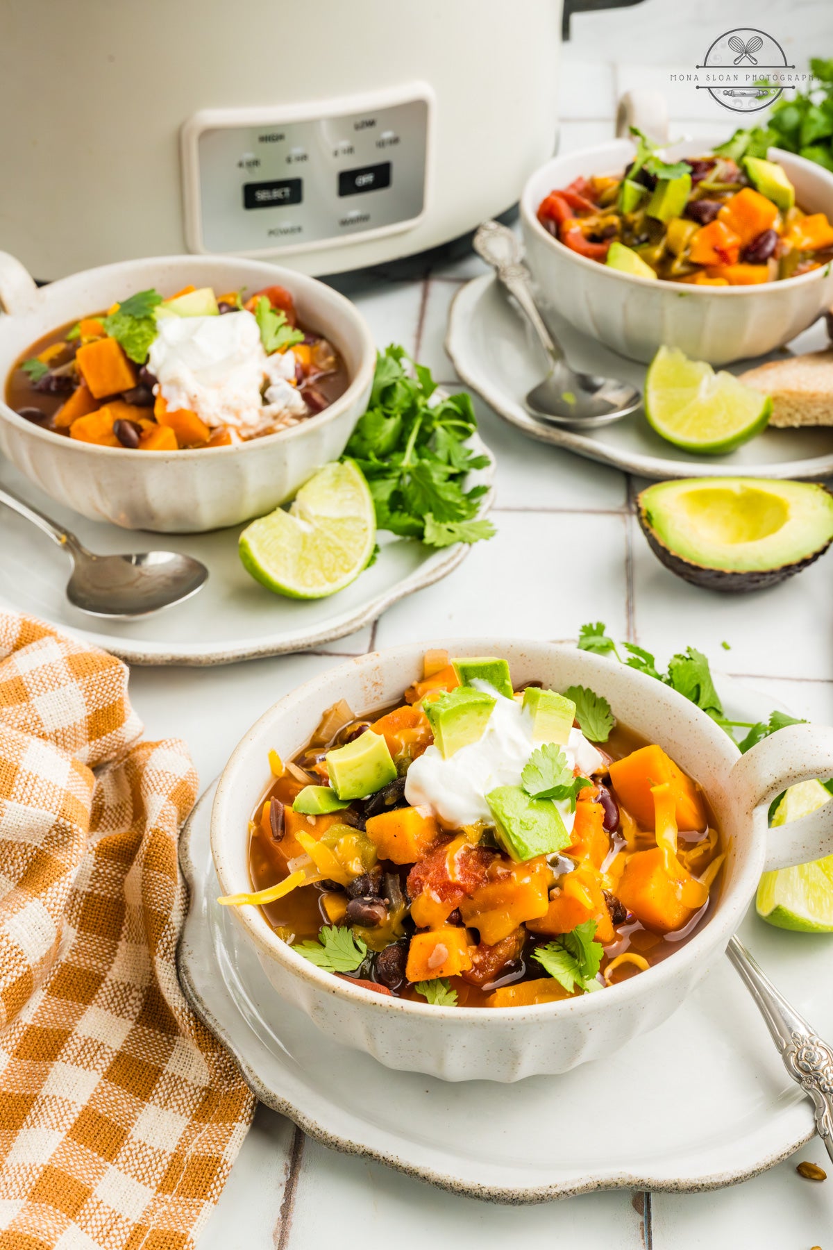 Crockpot Sweet Potato Chili (Vegetarian Chili)