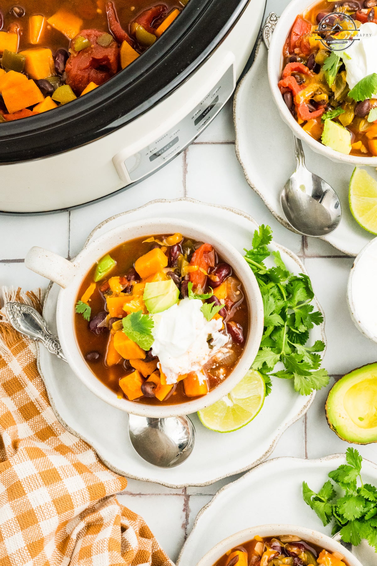 Crockpot Sweet Potato Chili (Vegetarian Chili)