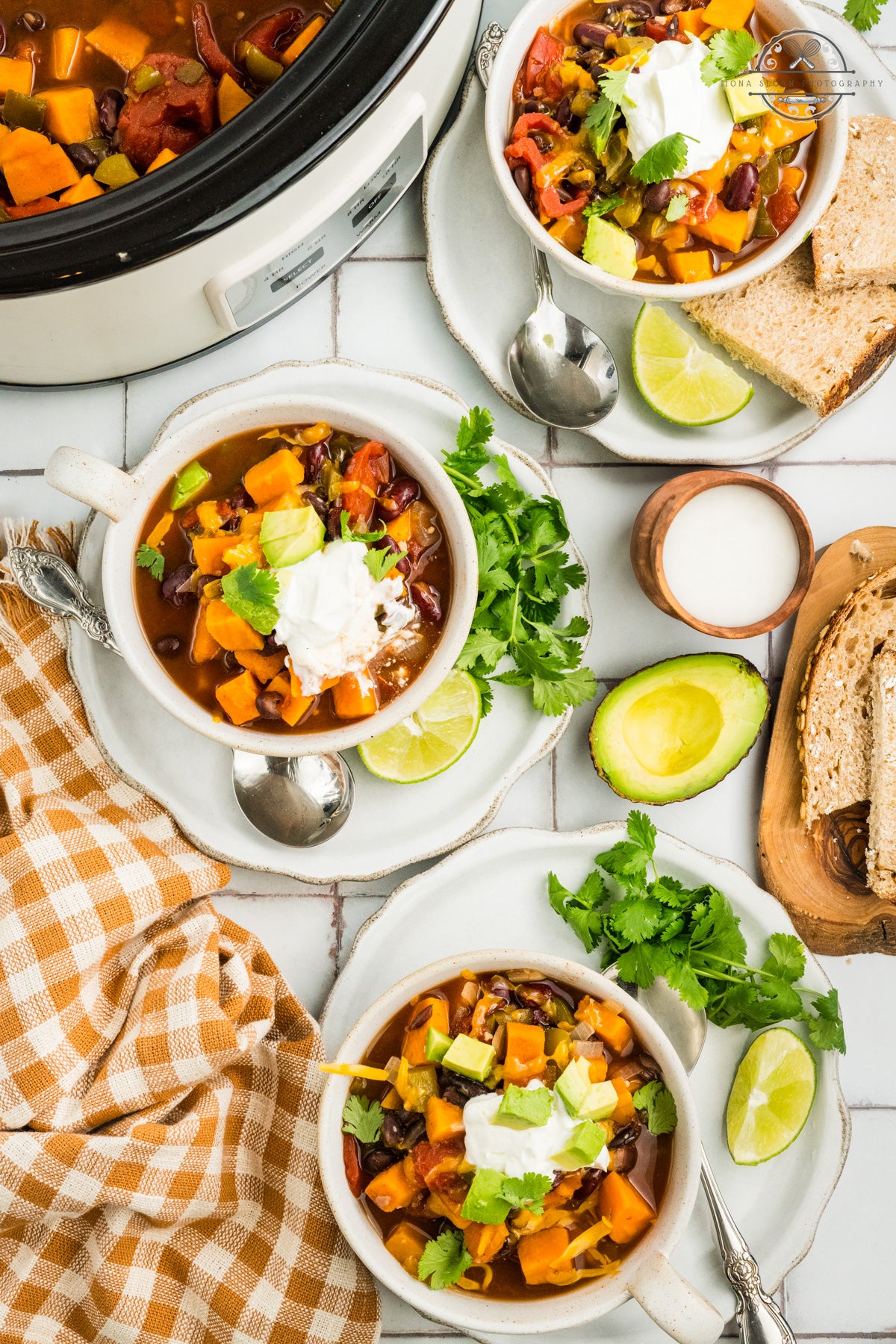 Crockpot Sweet Potato Chili (Vegetarian Chili)