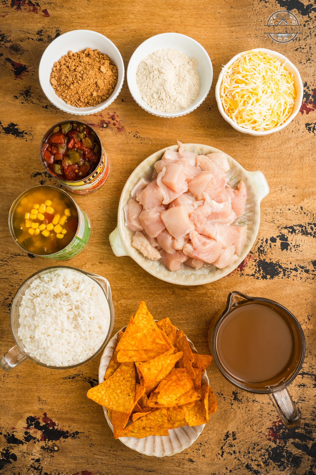 Fiesta Chicken Casserole (One Pan or Dump and Bake)