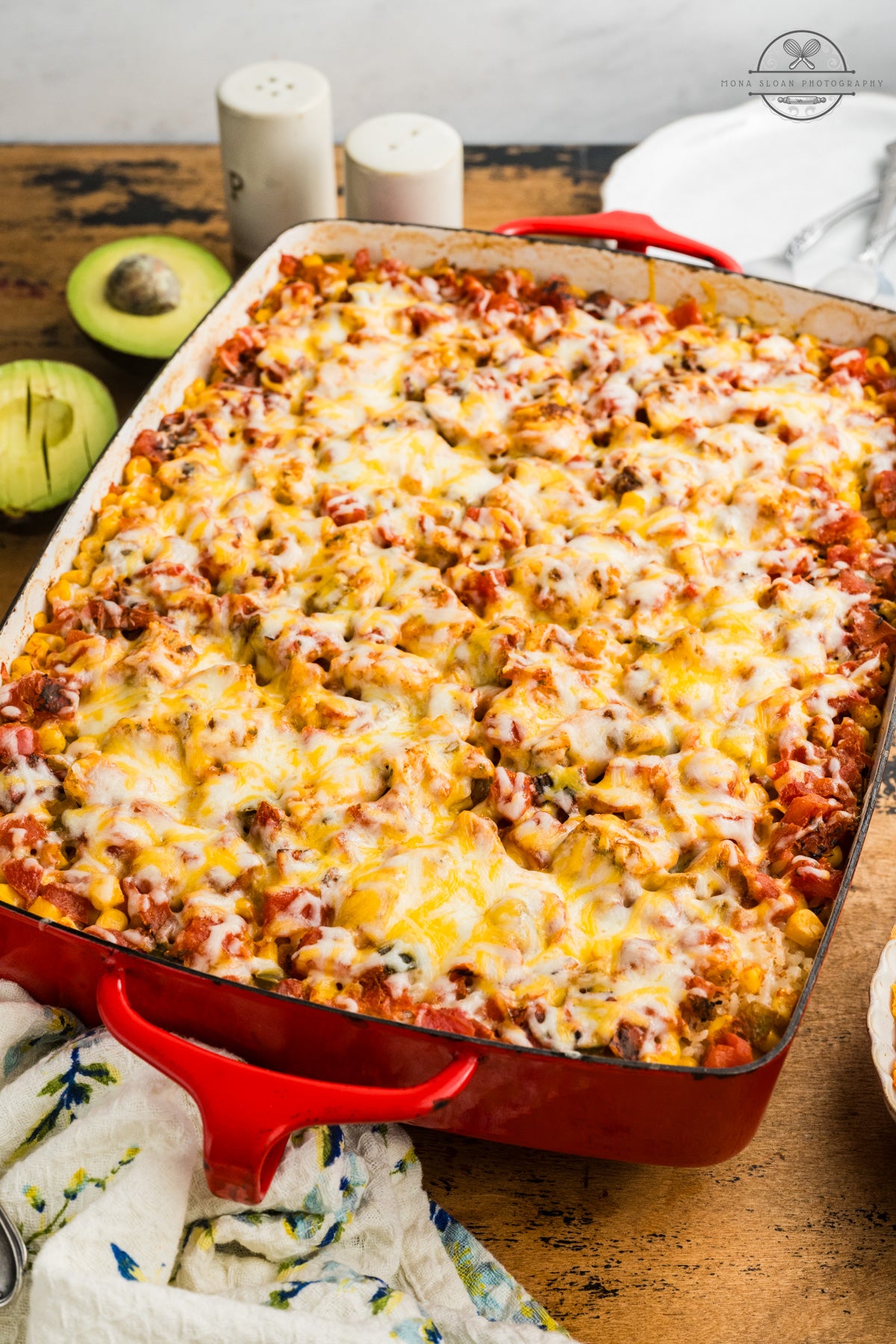 Fiesta Chicken Casserole (One Pan or Dump and Bake)