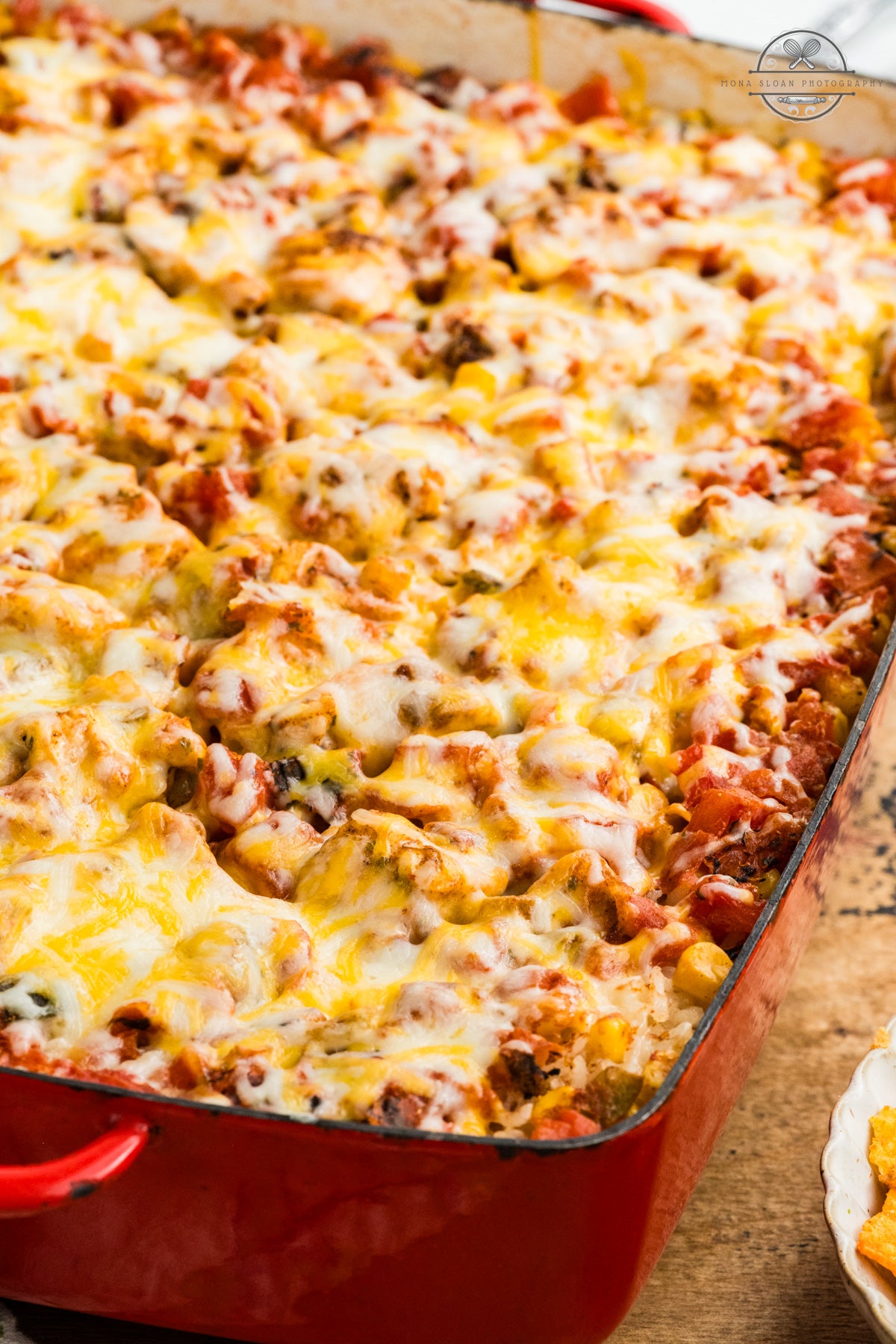 Fiesta Chicken Casserole (One Pan or Dump and Bake)
