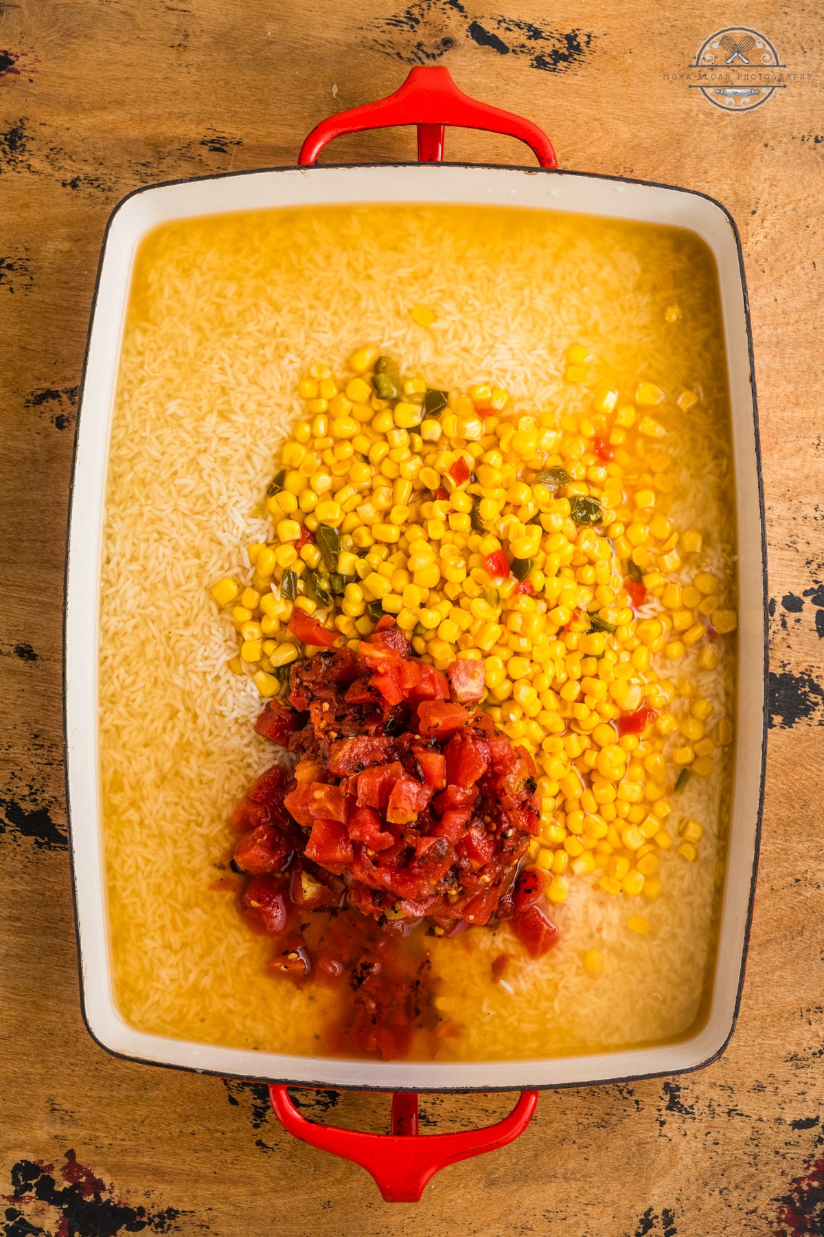 Fiesta Chicken Casserole (One Pan or Dump and Bake)