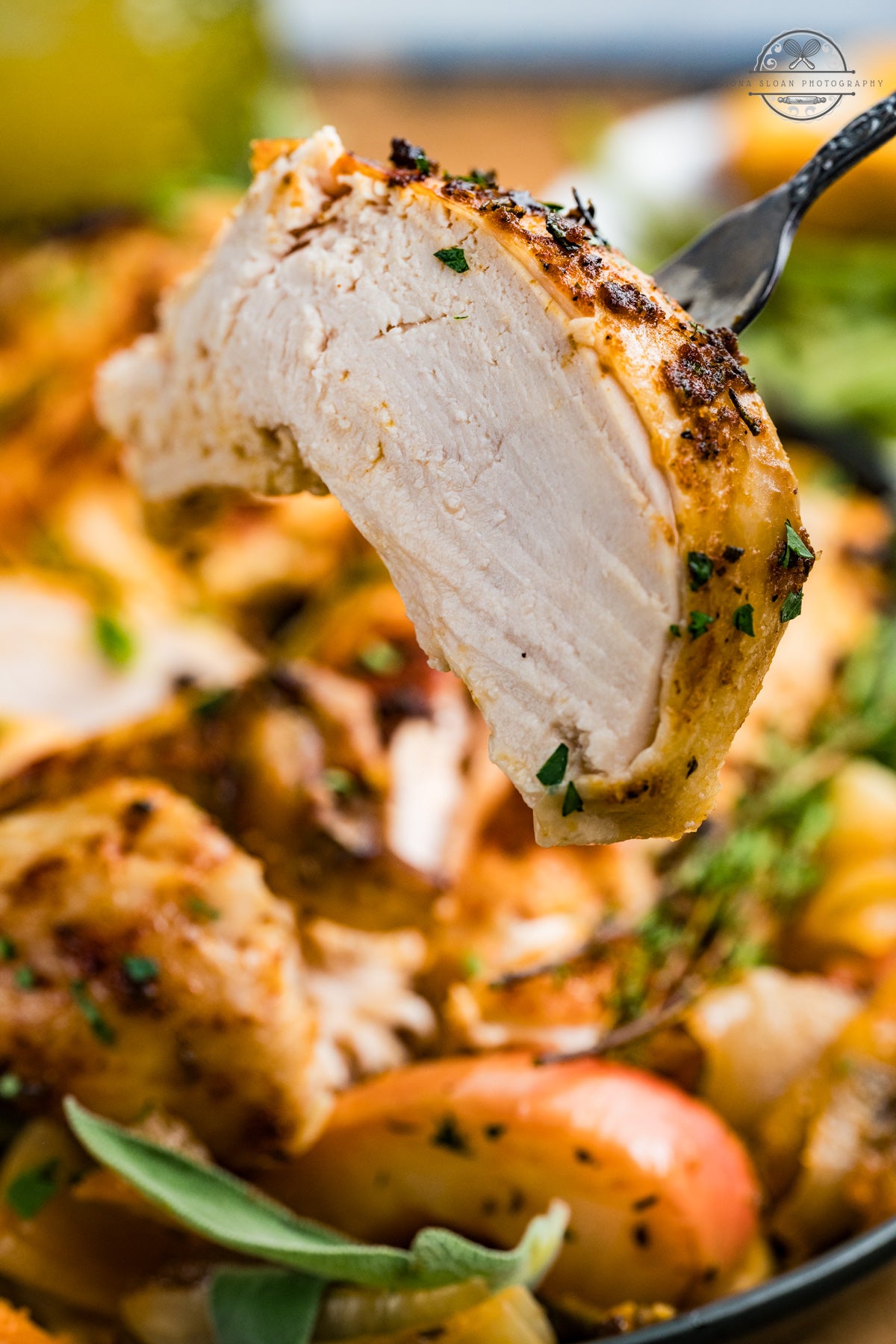 Apple Cider Herb Roasted Whole Chicken