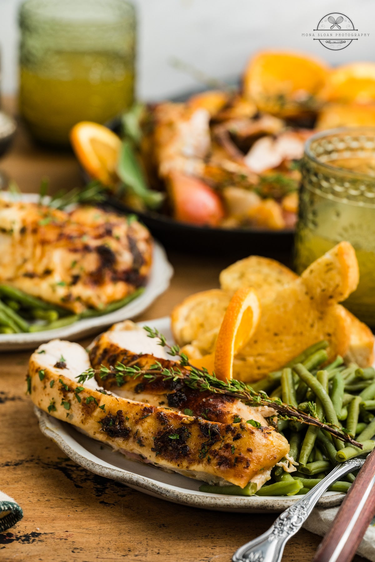 Apple Cider Herb Roasted Whole Chicken
