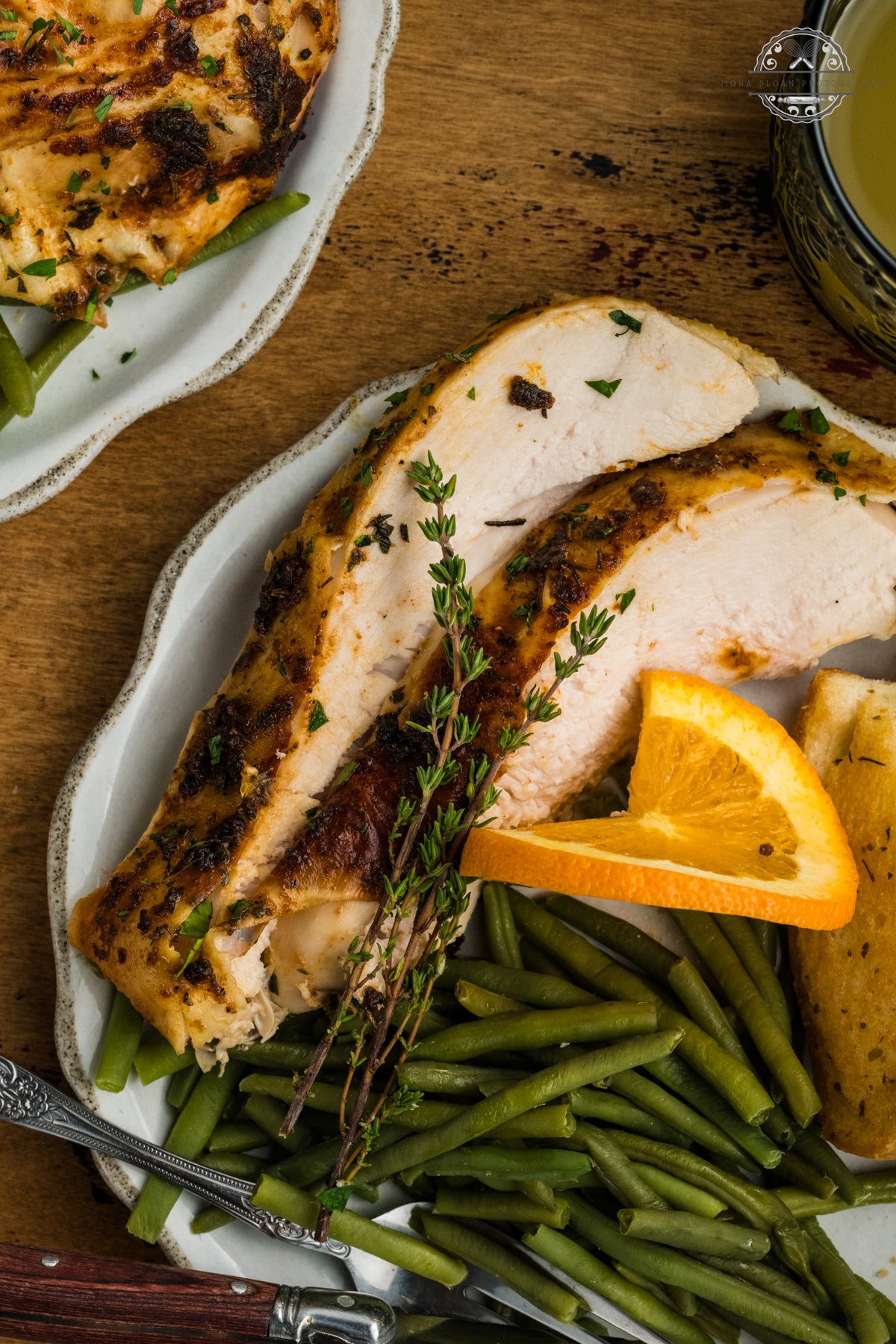 Apple Cider Herb Roasted Whole Chicken