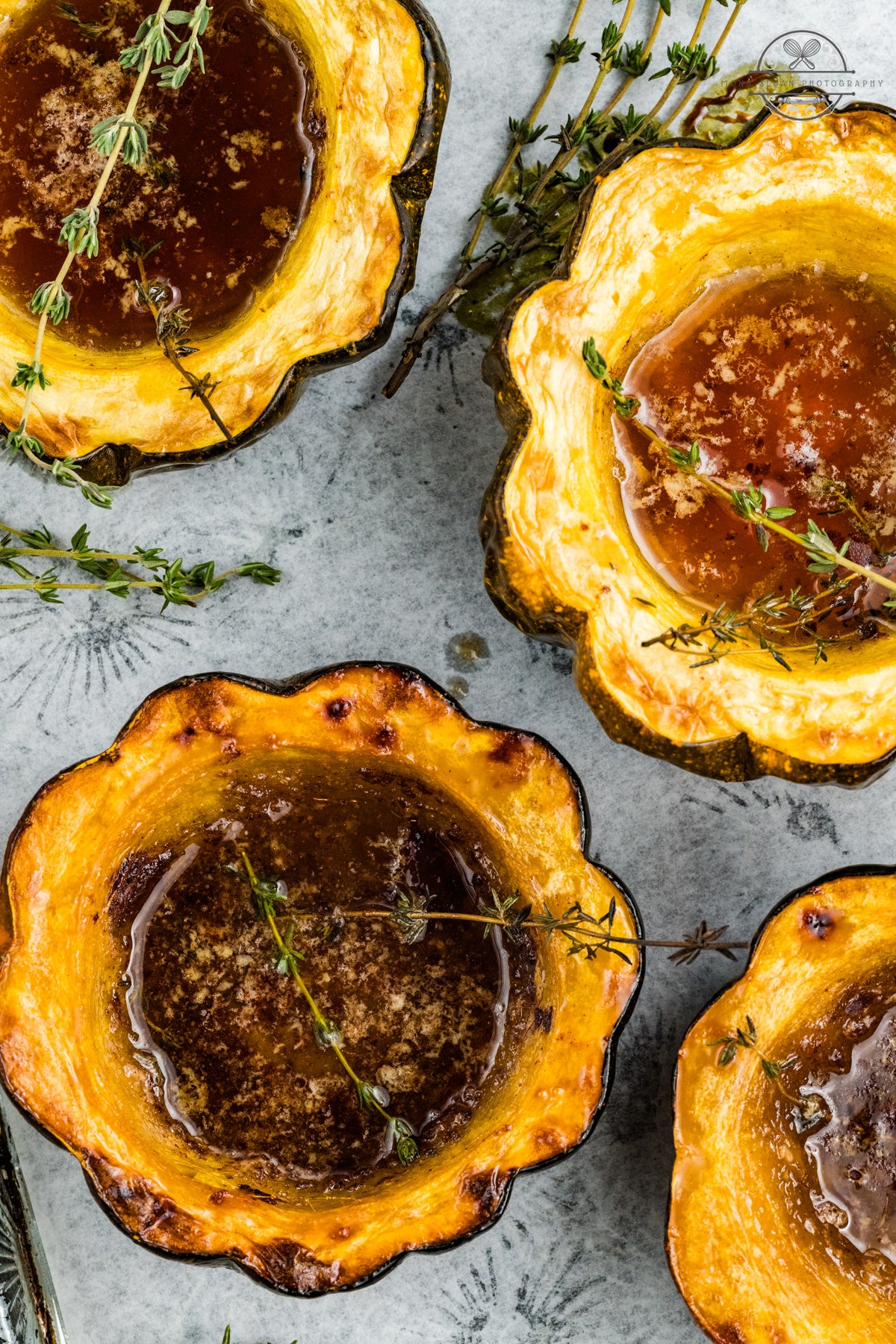 Maple Butter Roasted Acorn Squash