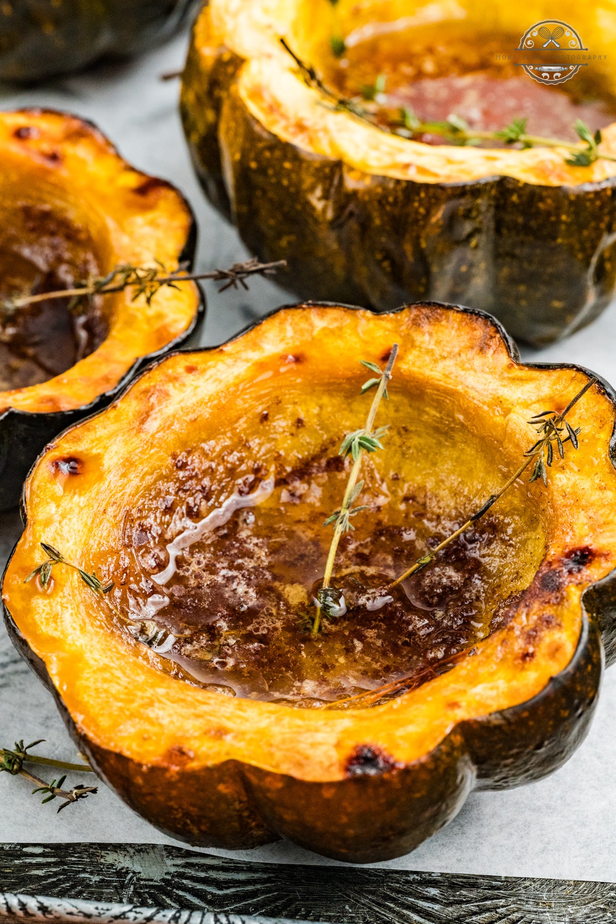Maple Butter Roasted Acorn Squash