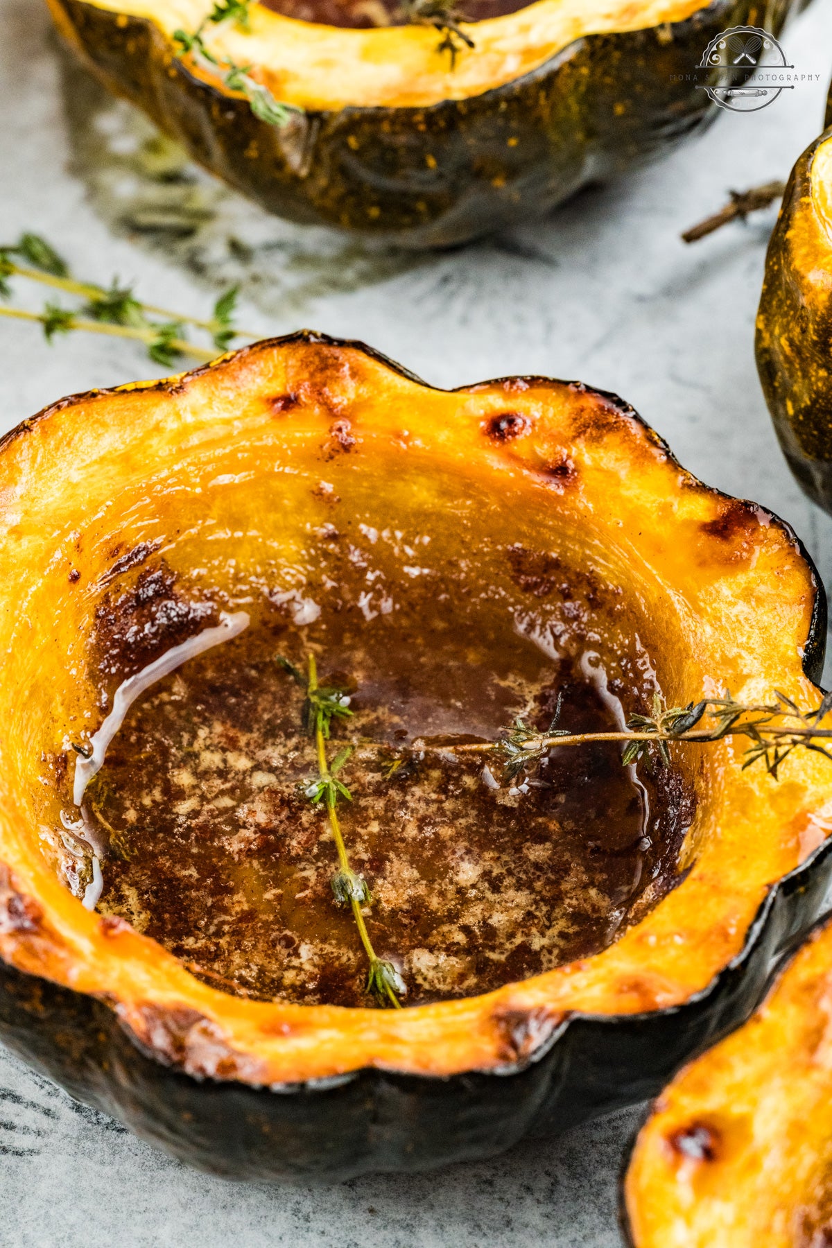 Maple Butter Roasted Acorn Squash