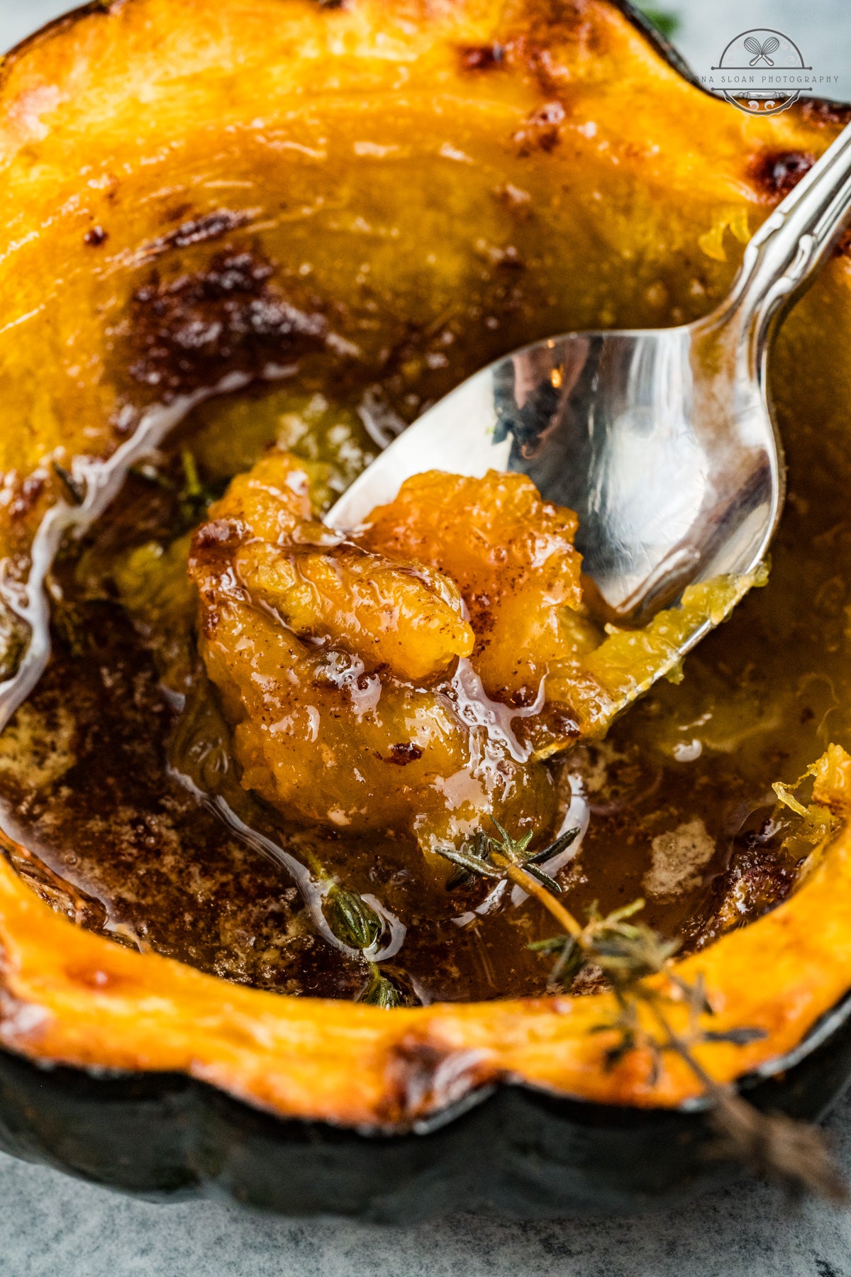 Maple Butter Roasted Acorn Squash