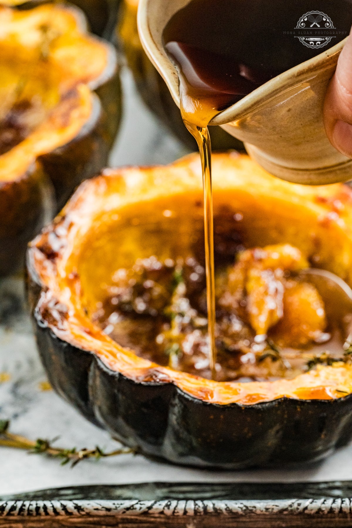 Maple Butter Roasted Acorn Squash