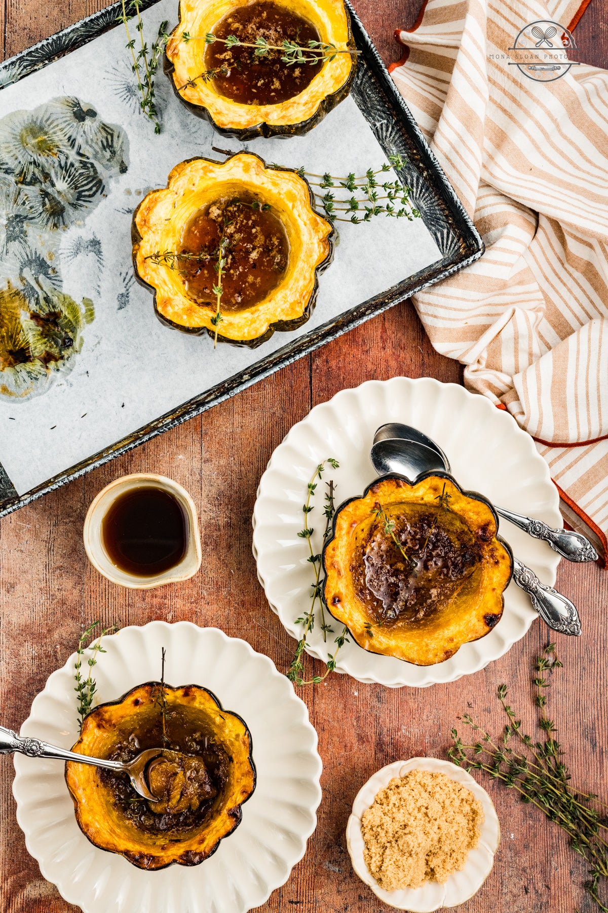 Maple Butter Roasted Acorn Squash