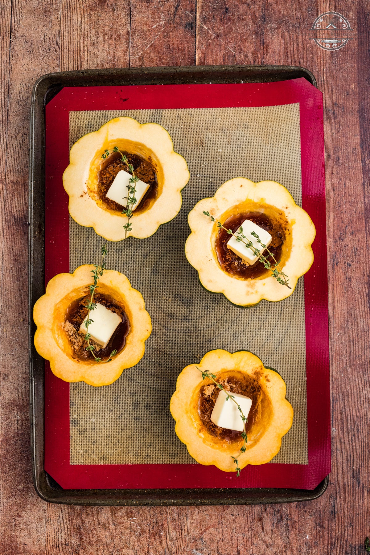 Maple Butter Roasted Acorn Squash