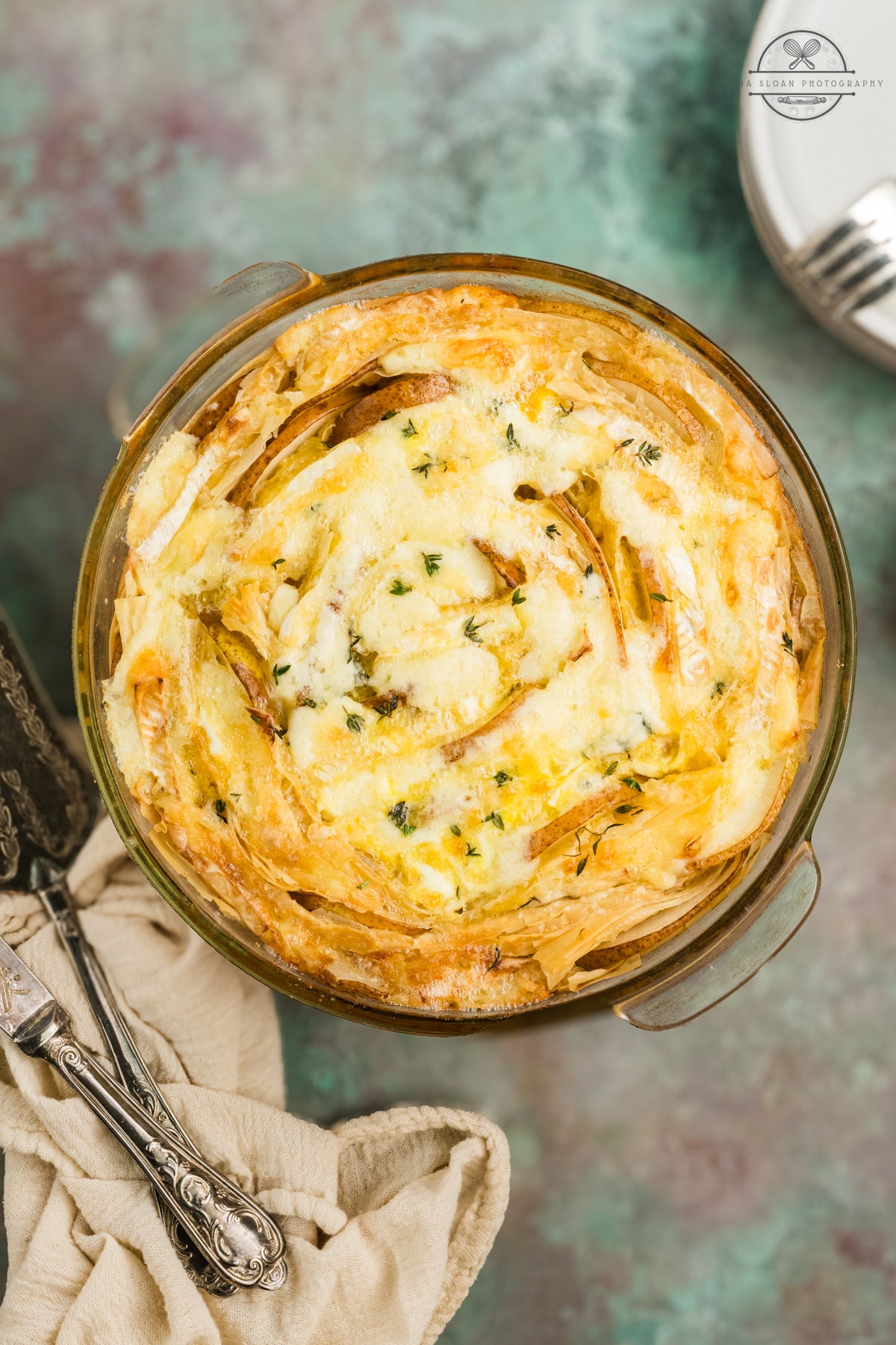 Pear And Brie Tart (With Phyllo Dough)