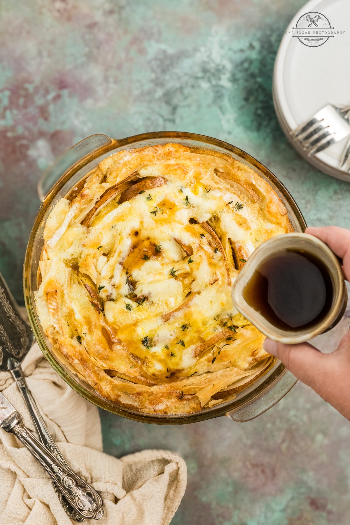 Pear And Brie Tart (With Phyllo Dough)