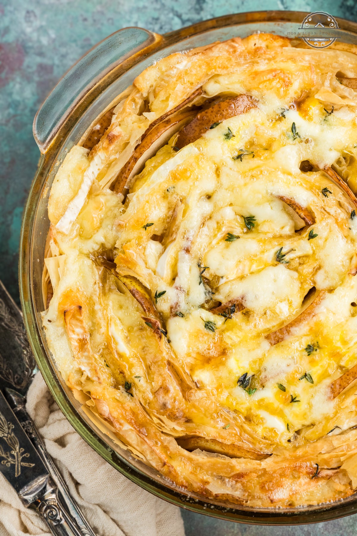 Pear And Brie Tart (With Phyllo Dough)