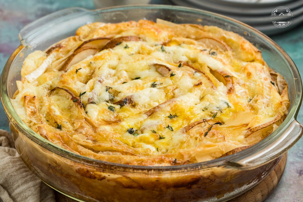 Pear And Brie Tart (With Phyllo Dough)