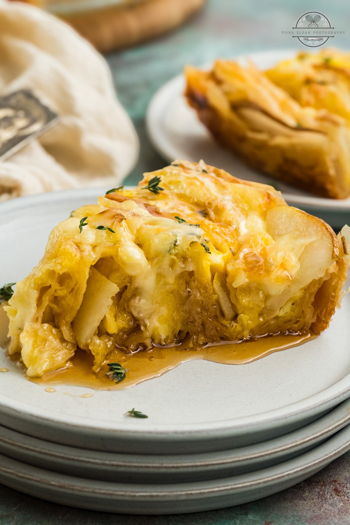 Pear And Brie Tart (With Phyllo Dough)