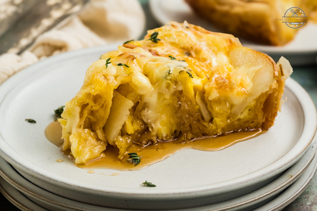 Pear And Brie Tart (With Phyllo Dough)
