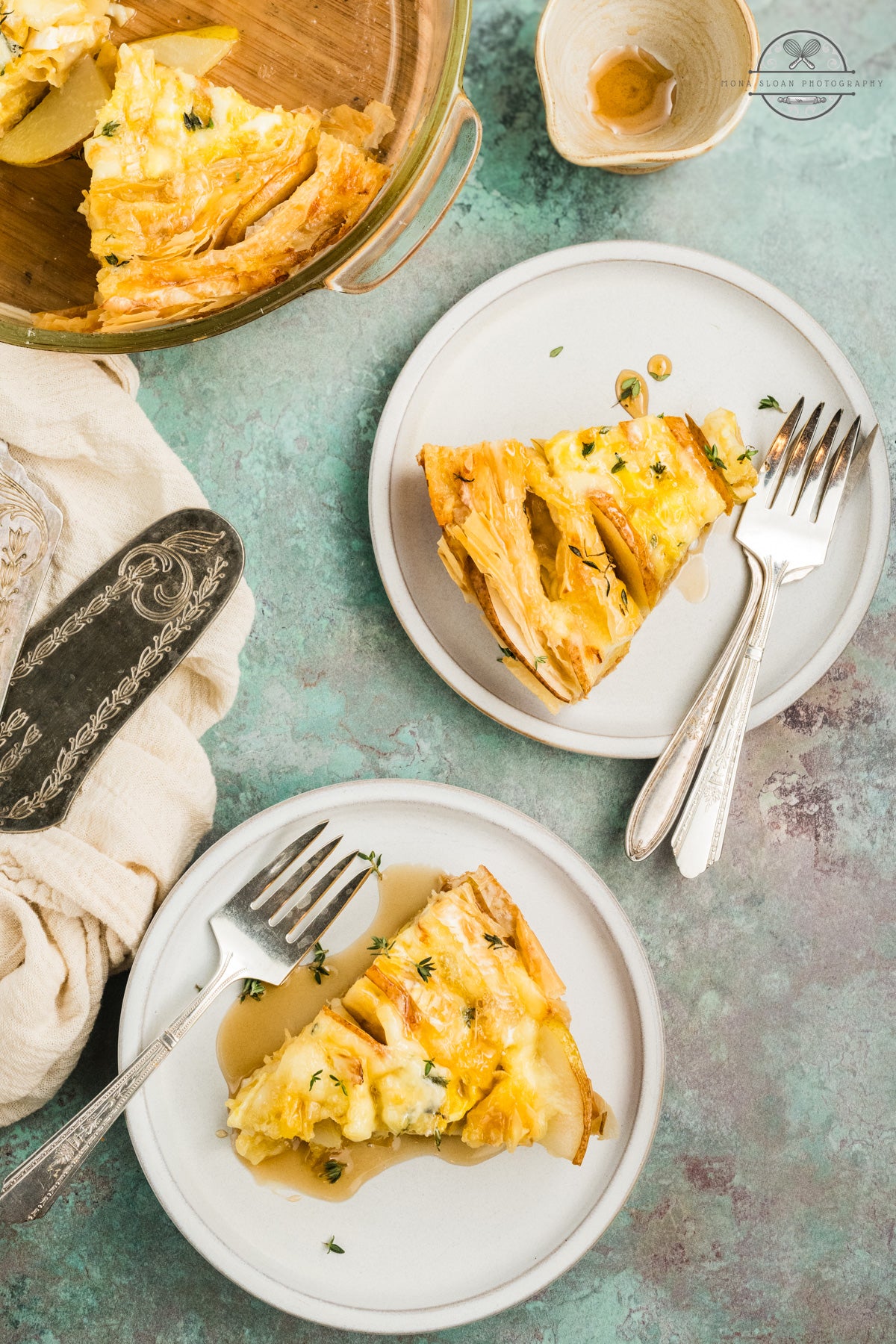 Pear And Brie Tart (With Phyllo Dough)