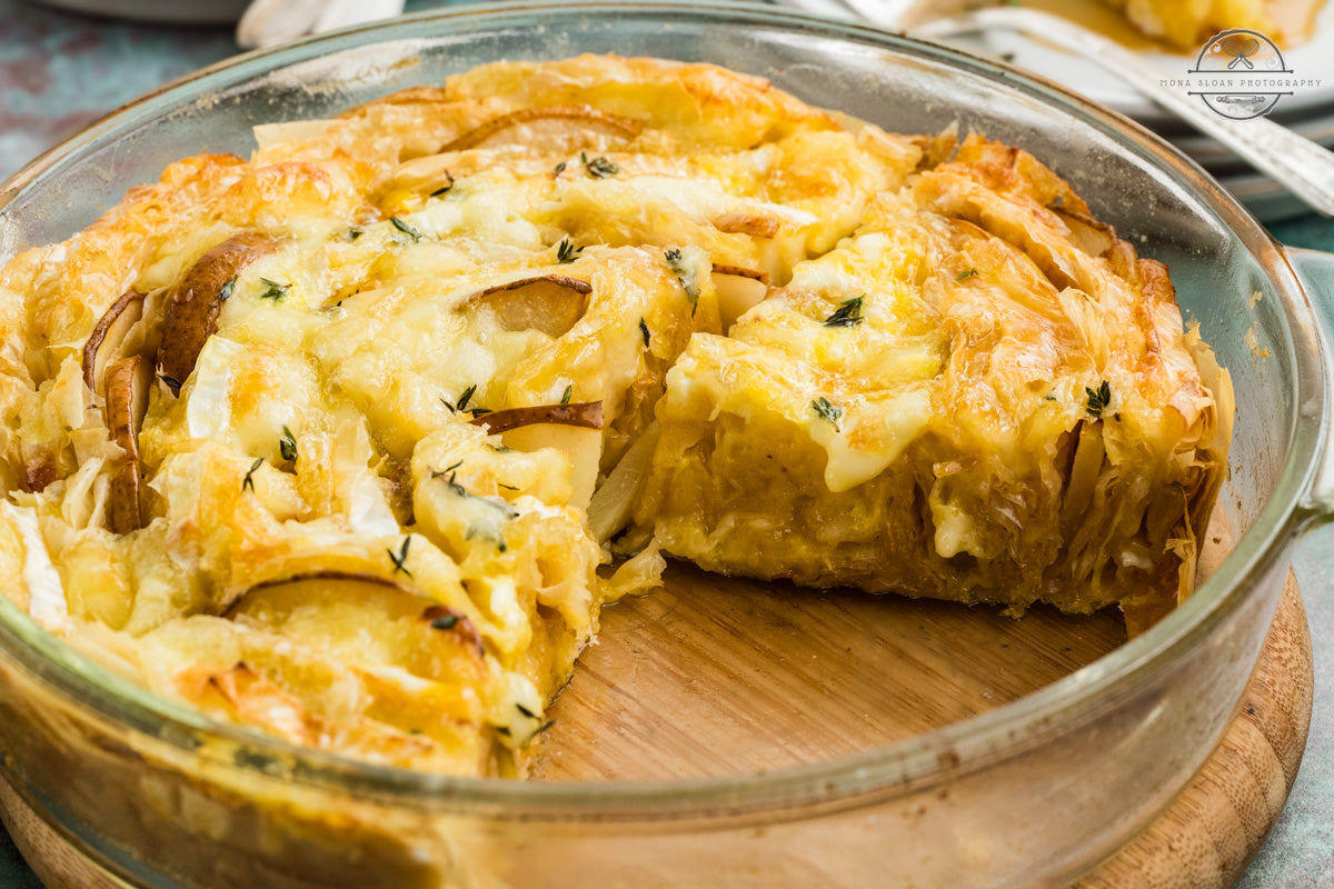 Pear And Brie Tart (With Phyllo Dough)