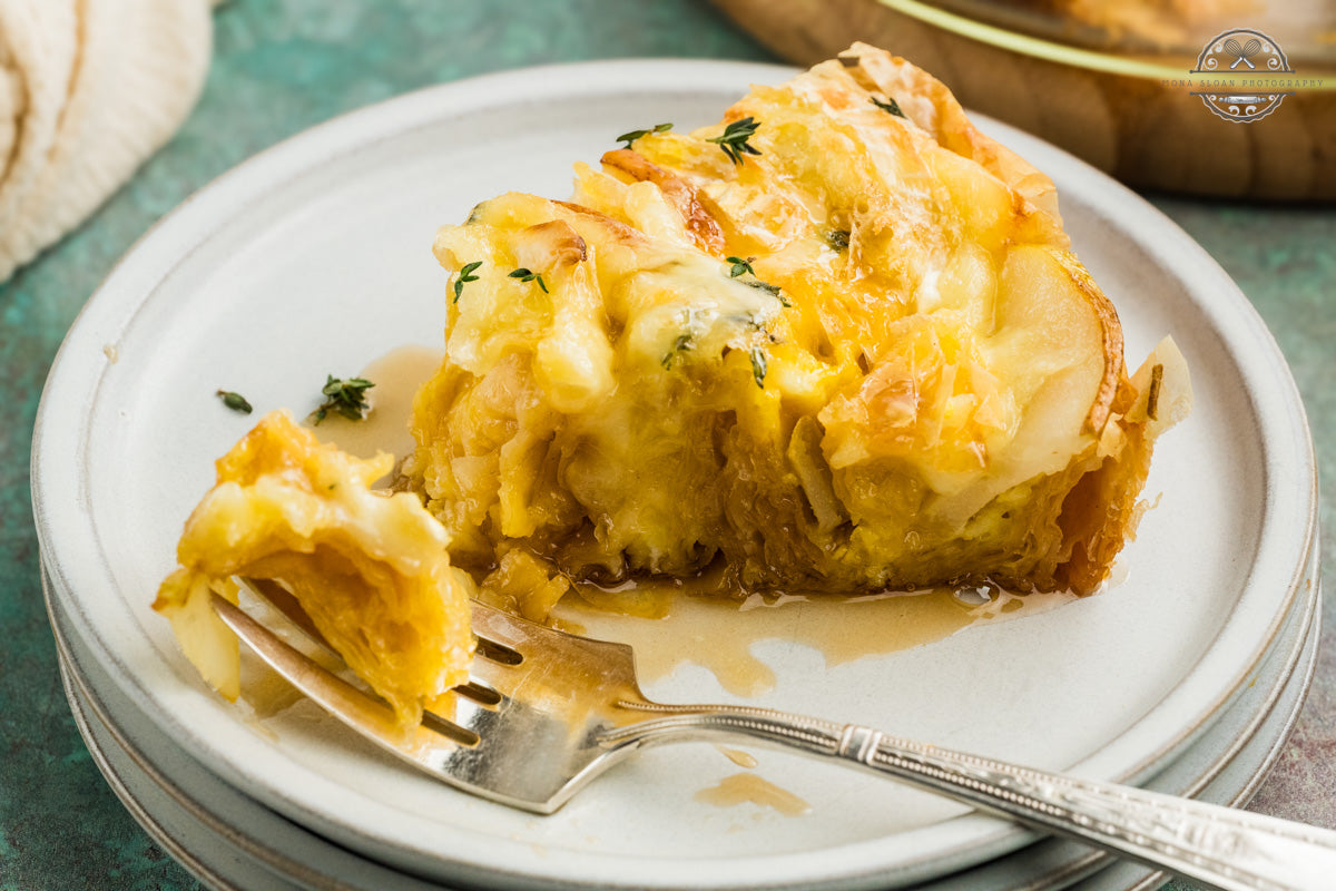 Pear And Brie Tart (With Phyllo Dough)