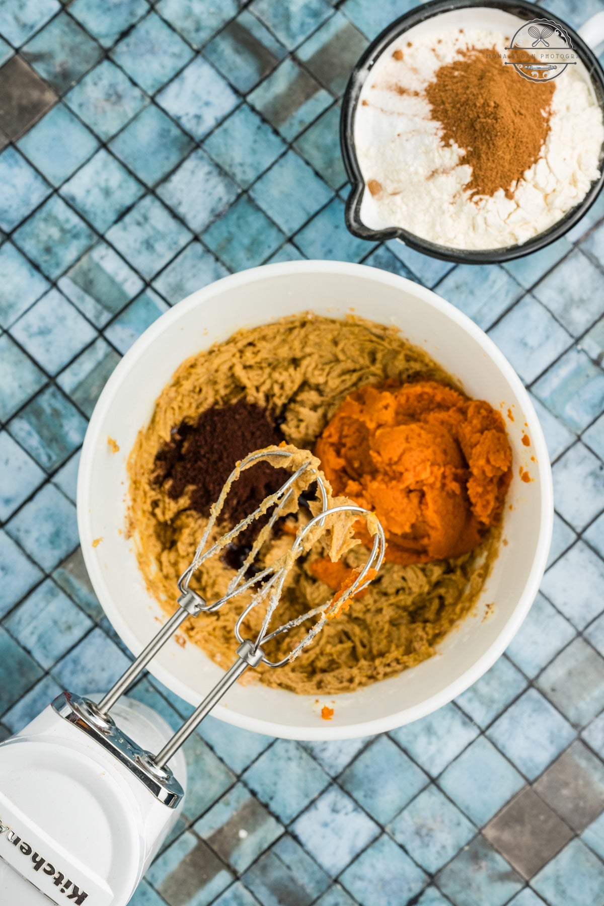 Pumpkin Chocolate Chip Skillet Cookie
