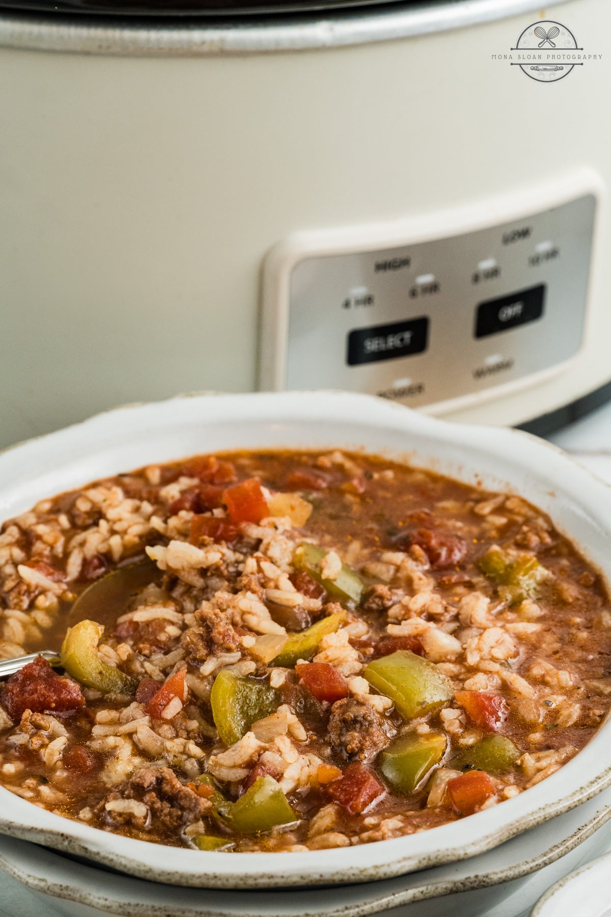 Crockpot Stuffed Pepper Soup