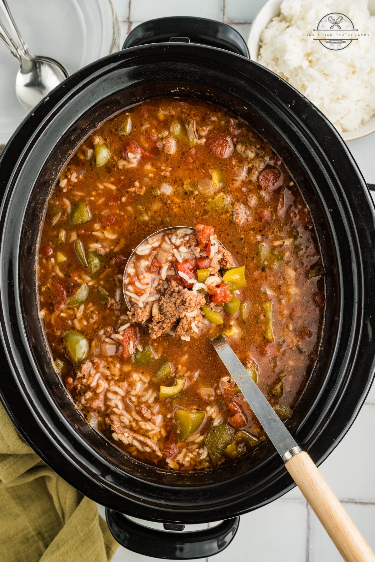 Crockpot Stuffed Pepper Soup