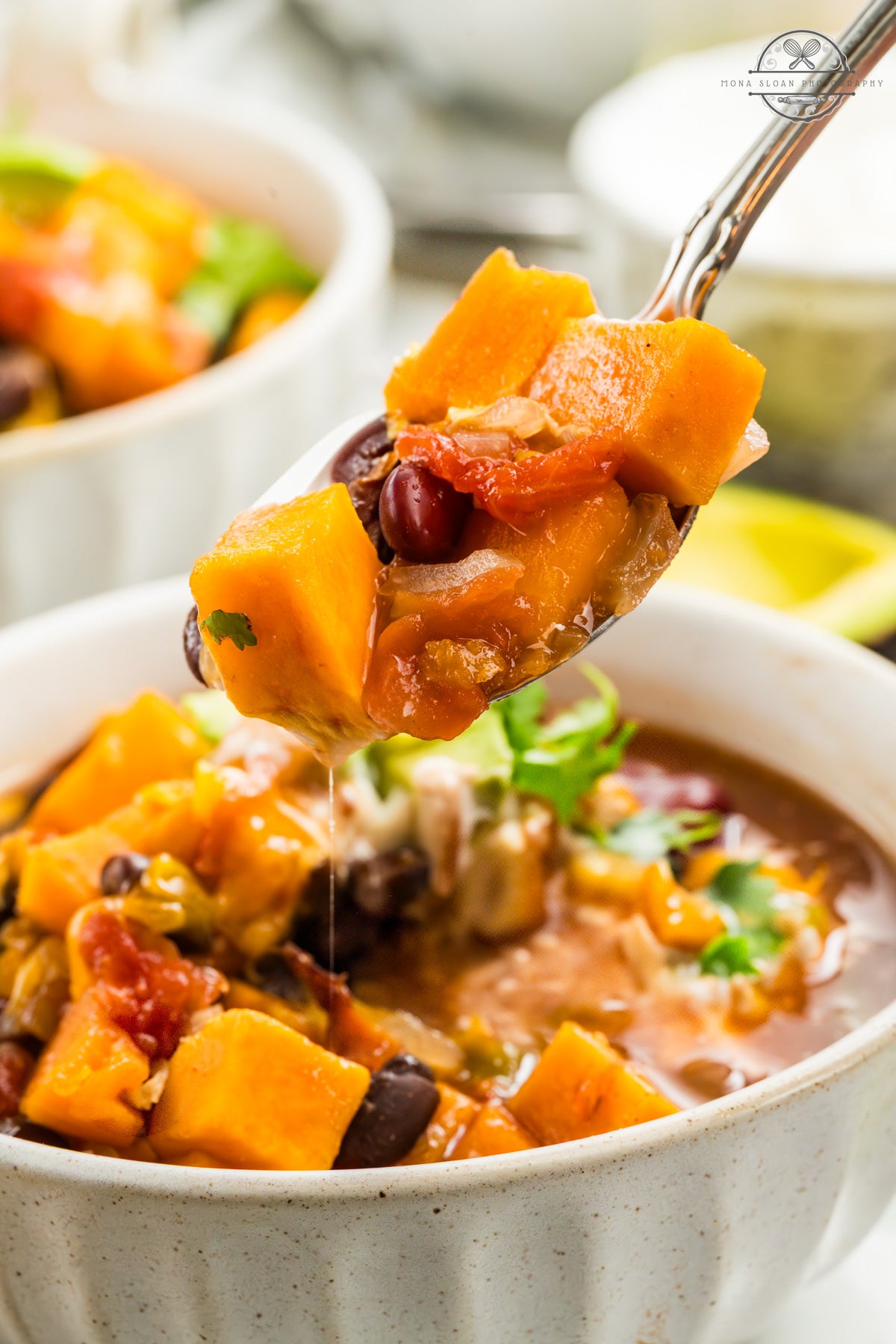 Crockpot Sweet Potato Chili (Vegetarian Chili)