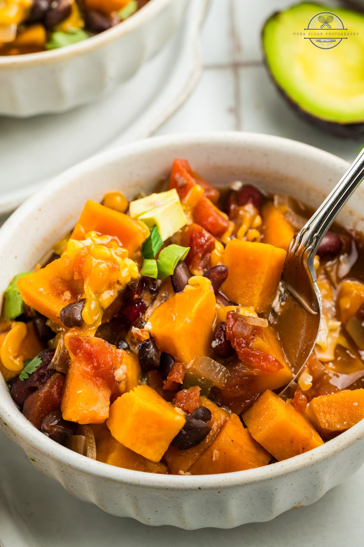 Crockpot Sweet Potato Chili (Vegetarian Chili)