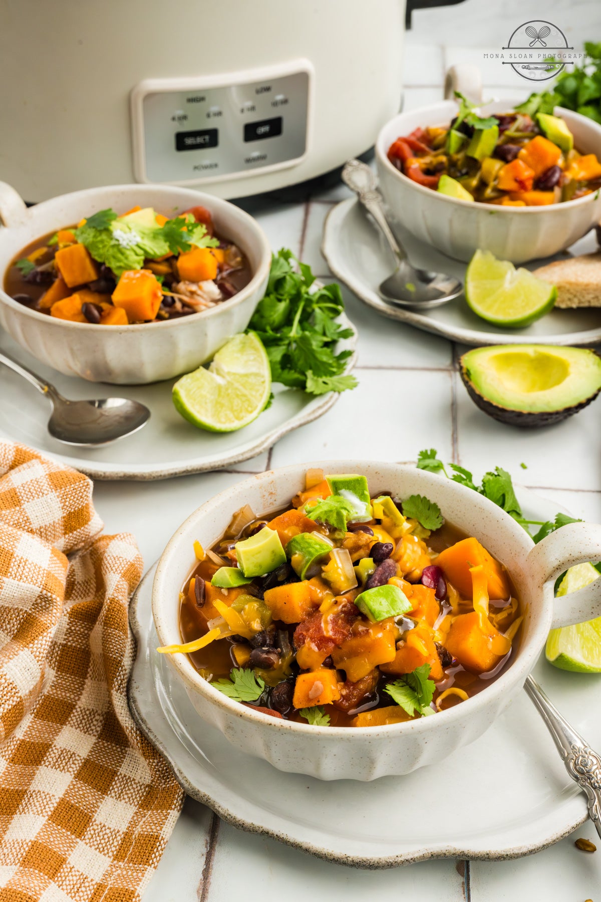 Crockpot Sweet Potato Chili (Vegetarian Chili)