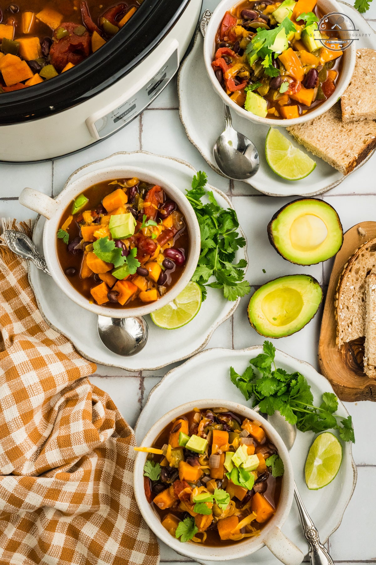 Crockpot Sweet Potato Chili (Vegetarian Chili)
