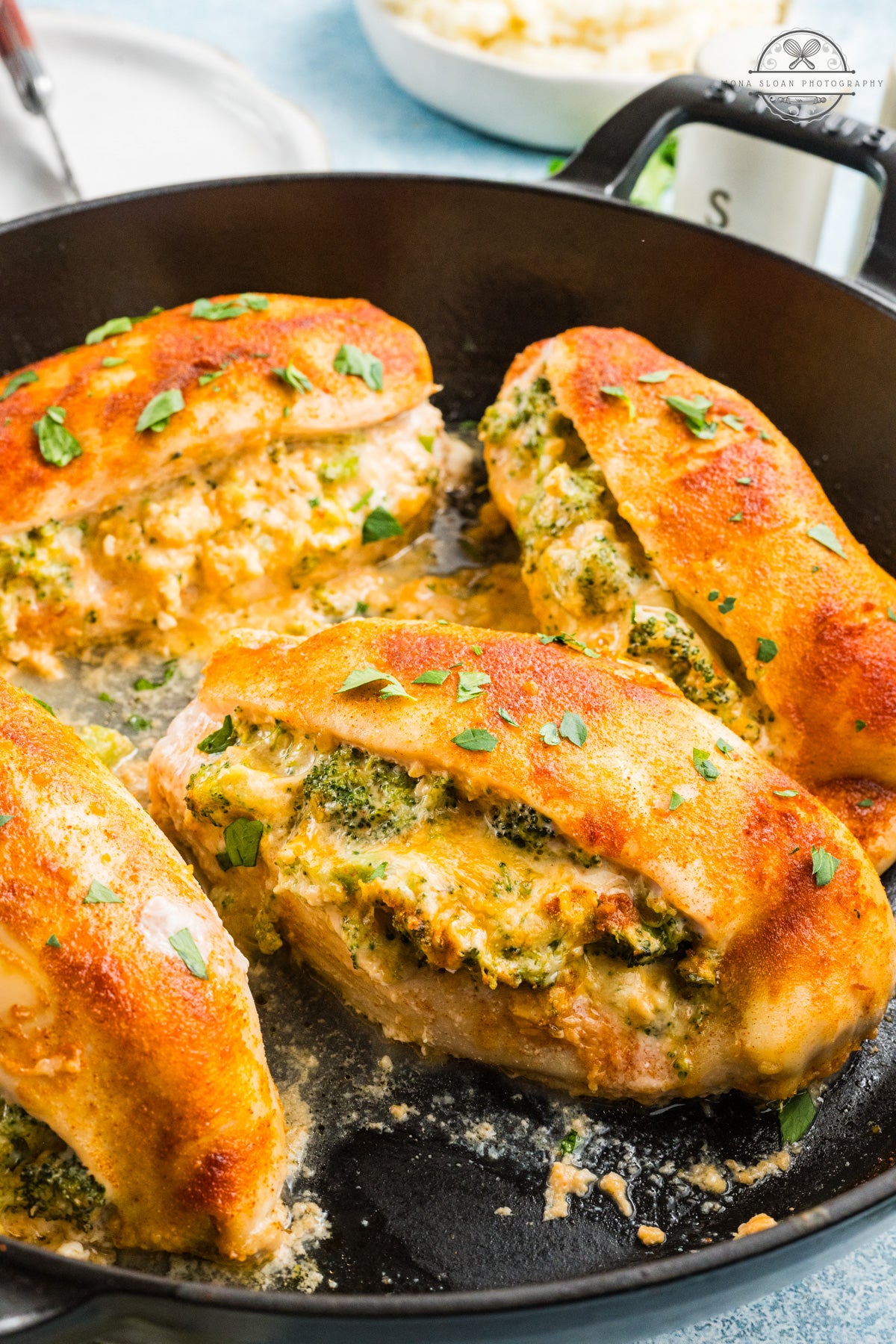 Broccoli and Cheese Stuffed Chicken