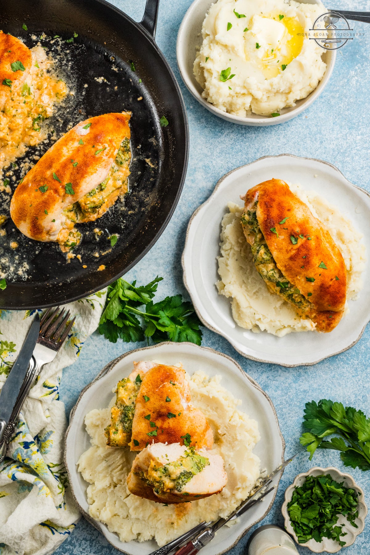 Broccoli and Cheese Stuffed Chicken