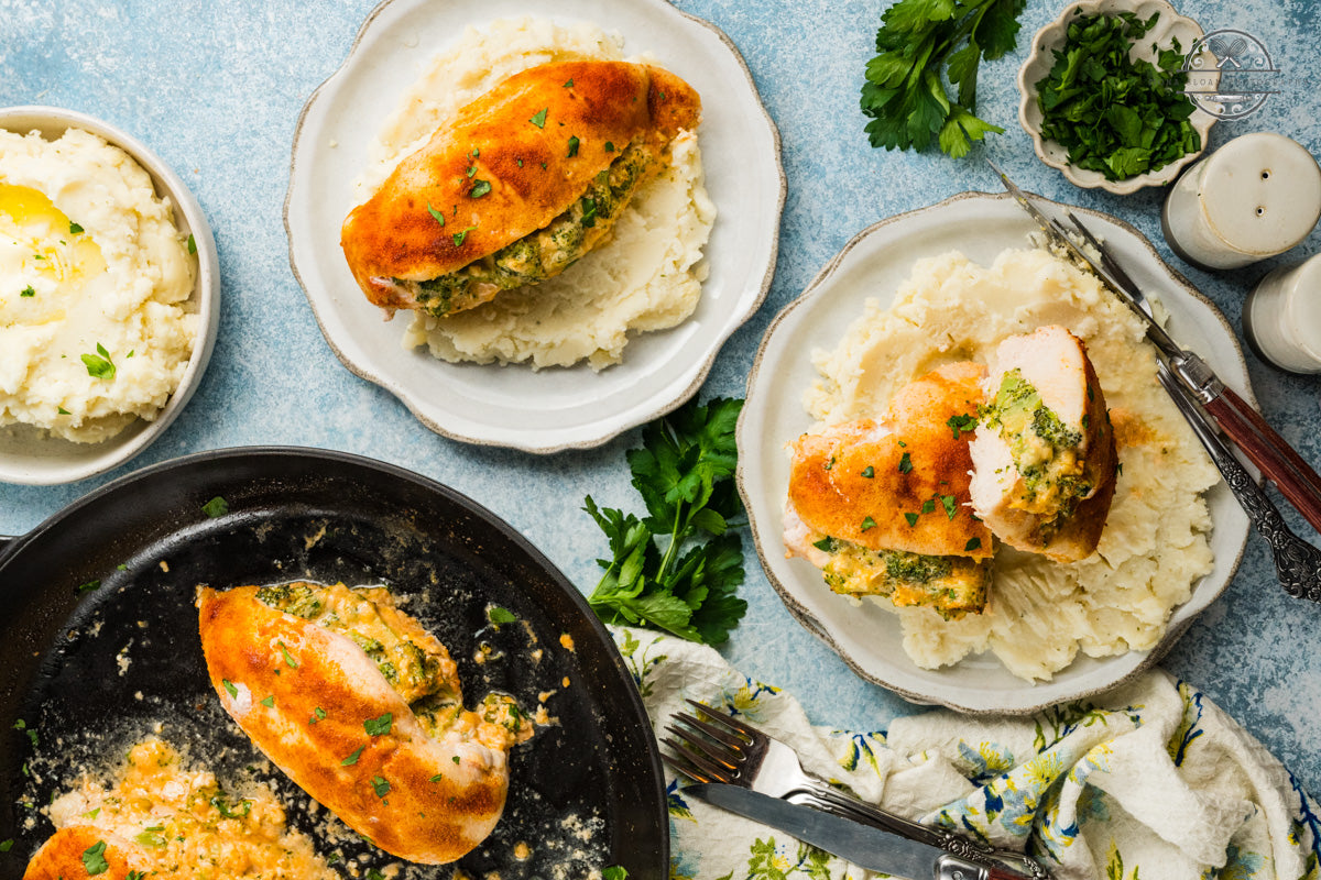 Broccoli and Cheese Stuffed Chicken