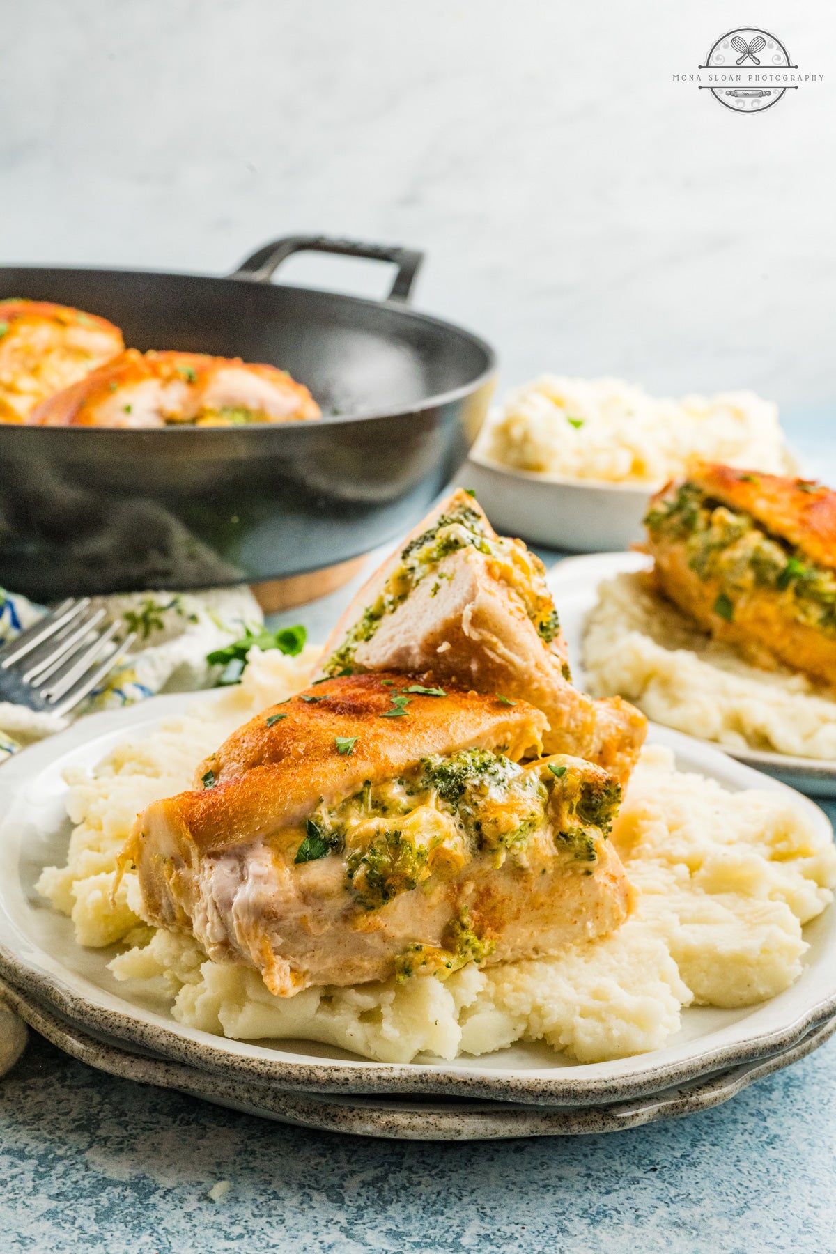 Broccoli and Cheese Stuffed Chicken