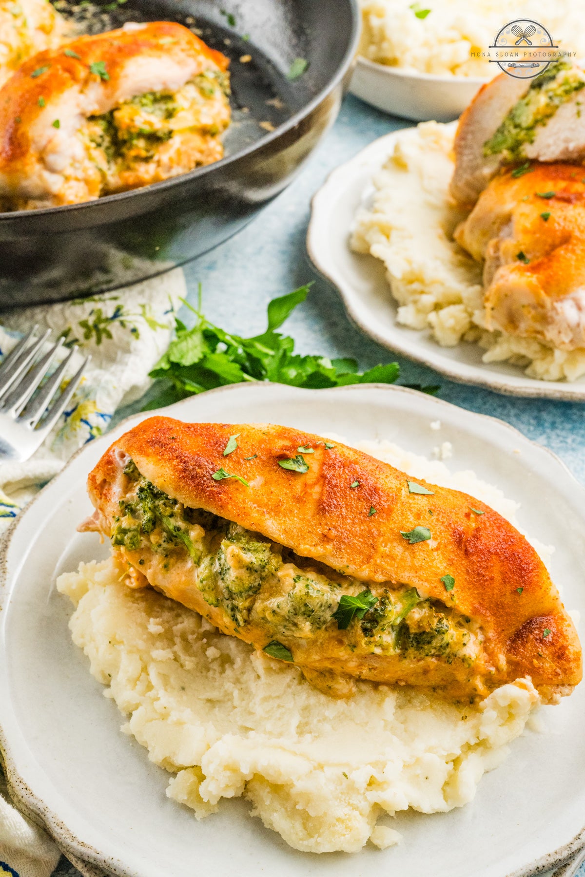 Broccoli and Cheese Stuffed Chicken