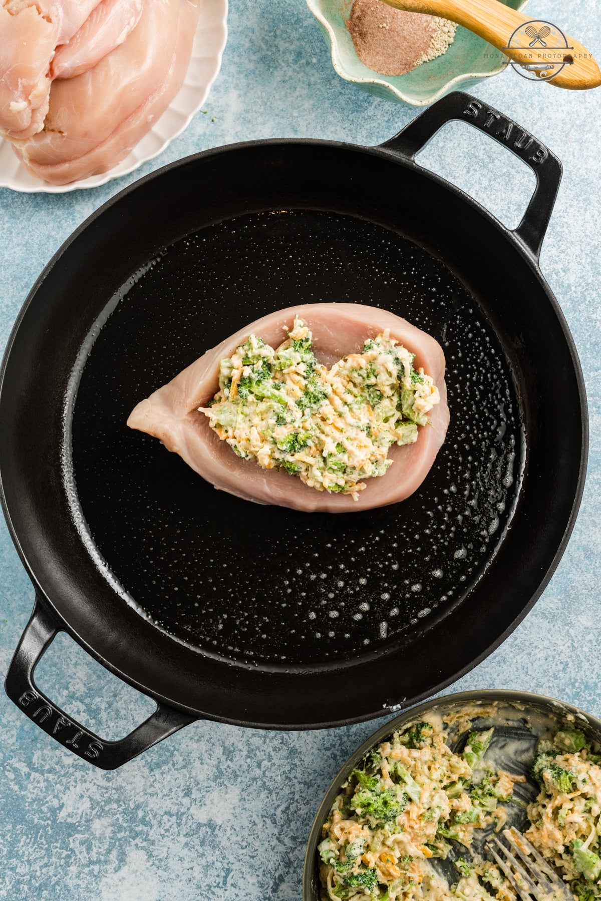 Broccoli and Cheese Stuffed Chicken