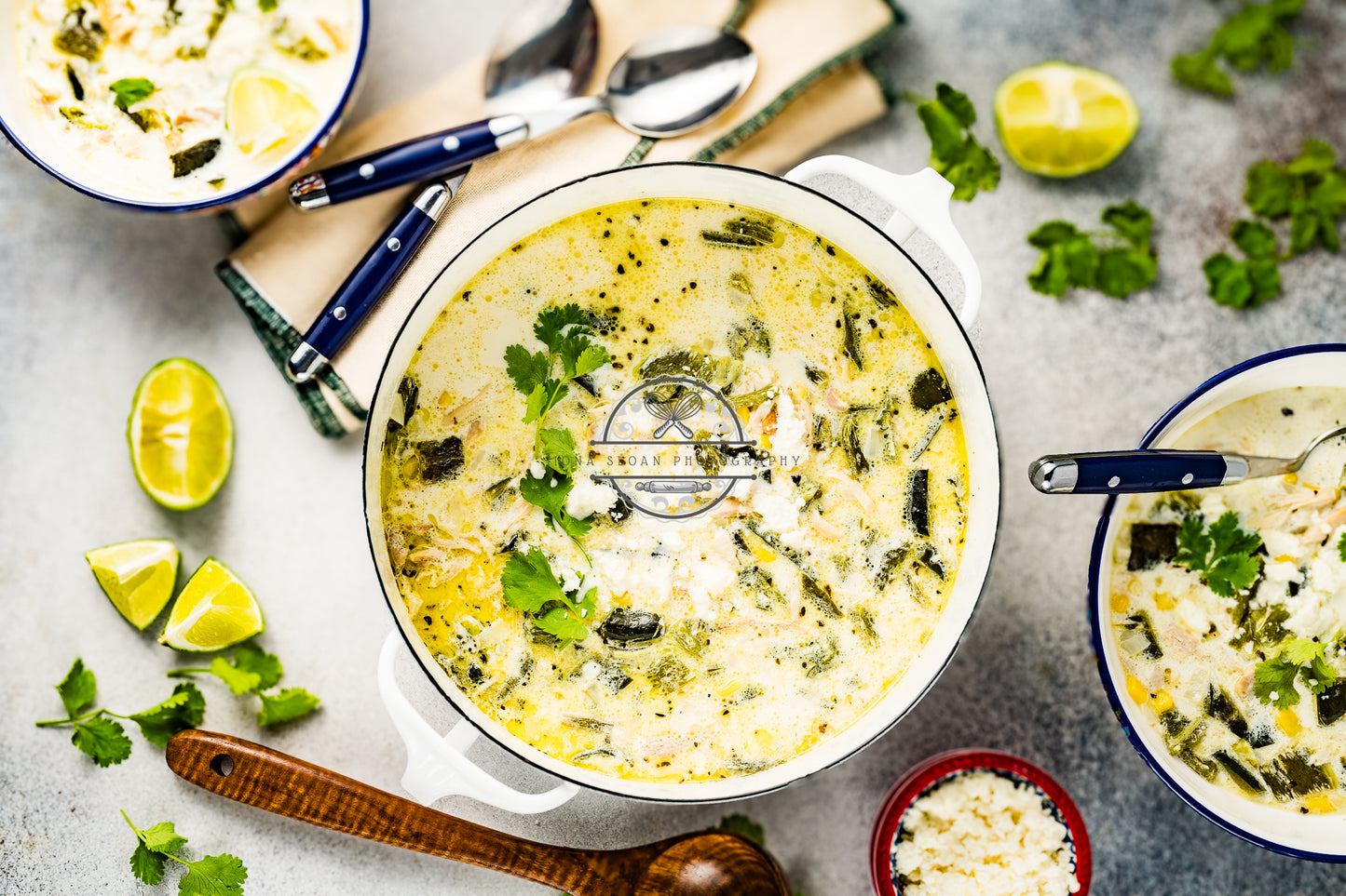 Poblano Chicken Soup