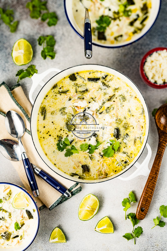 Poblano Chicken Soup