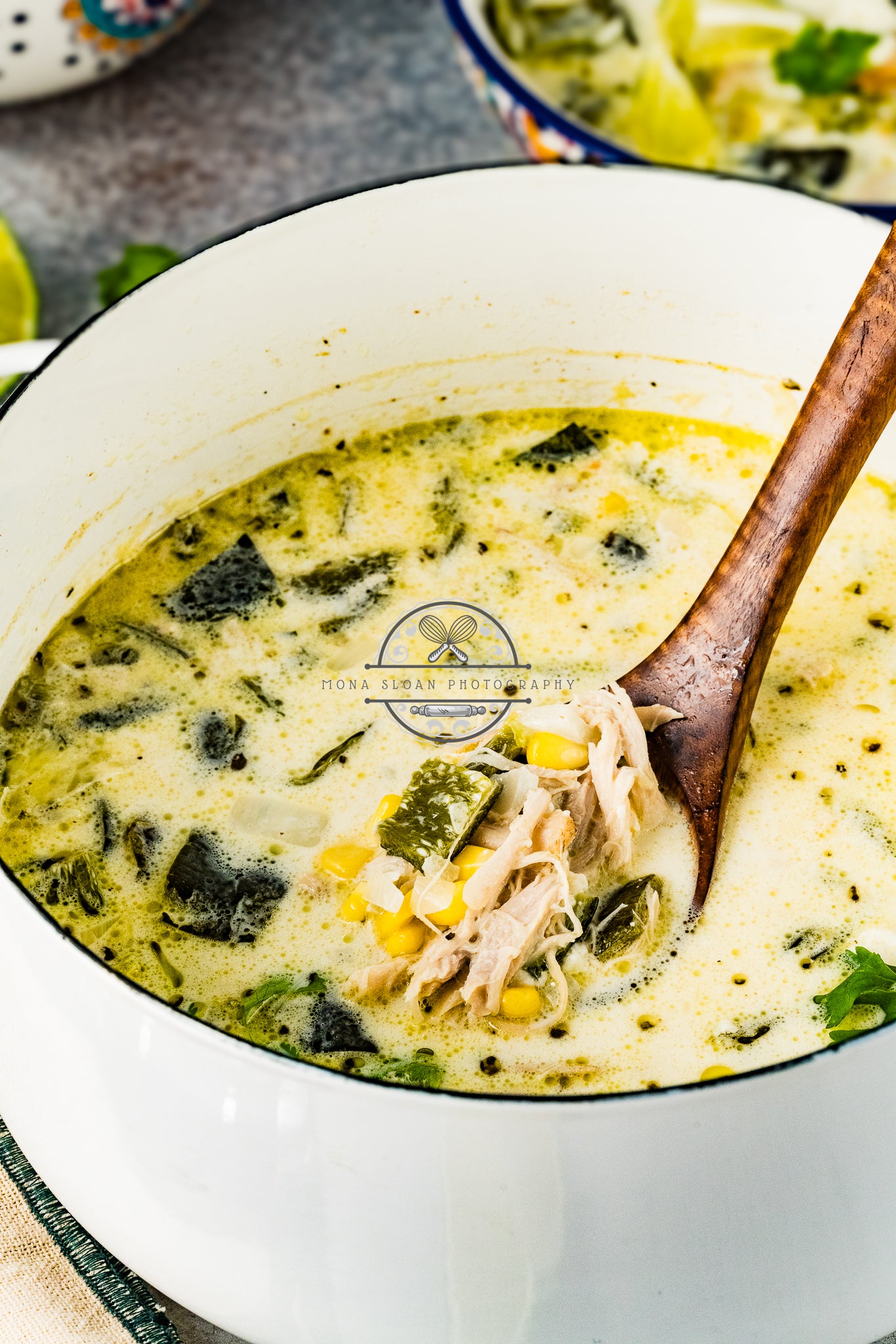 Poblano Chicken Soup