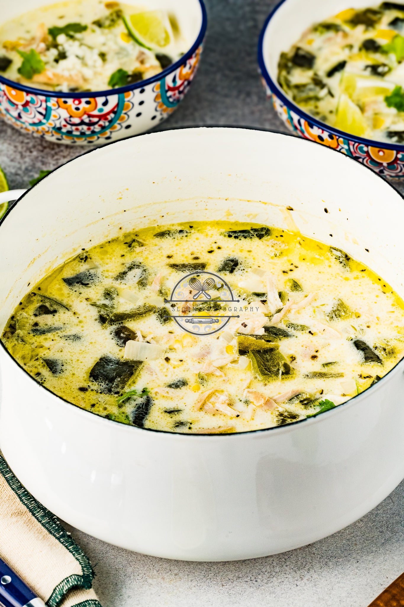 Poblano Chicken Soup