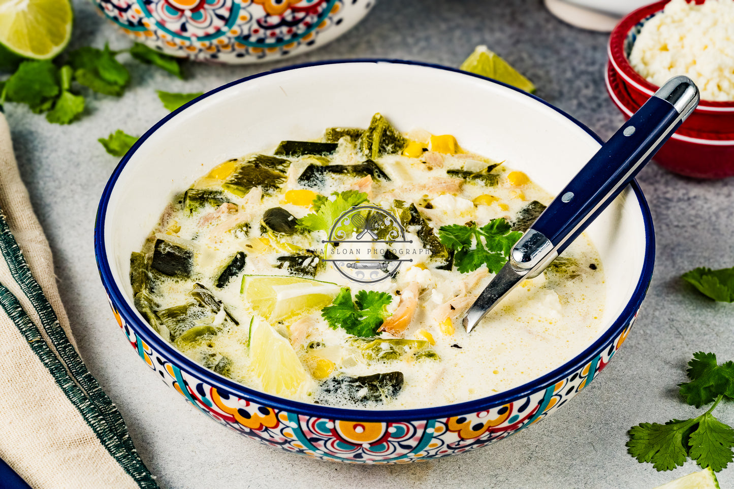 Poblano Chicken Soup