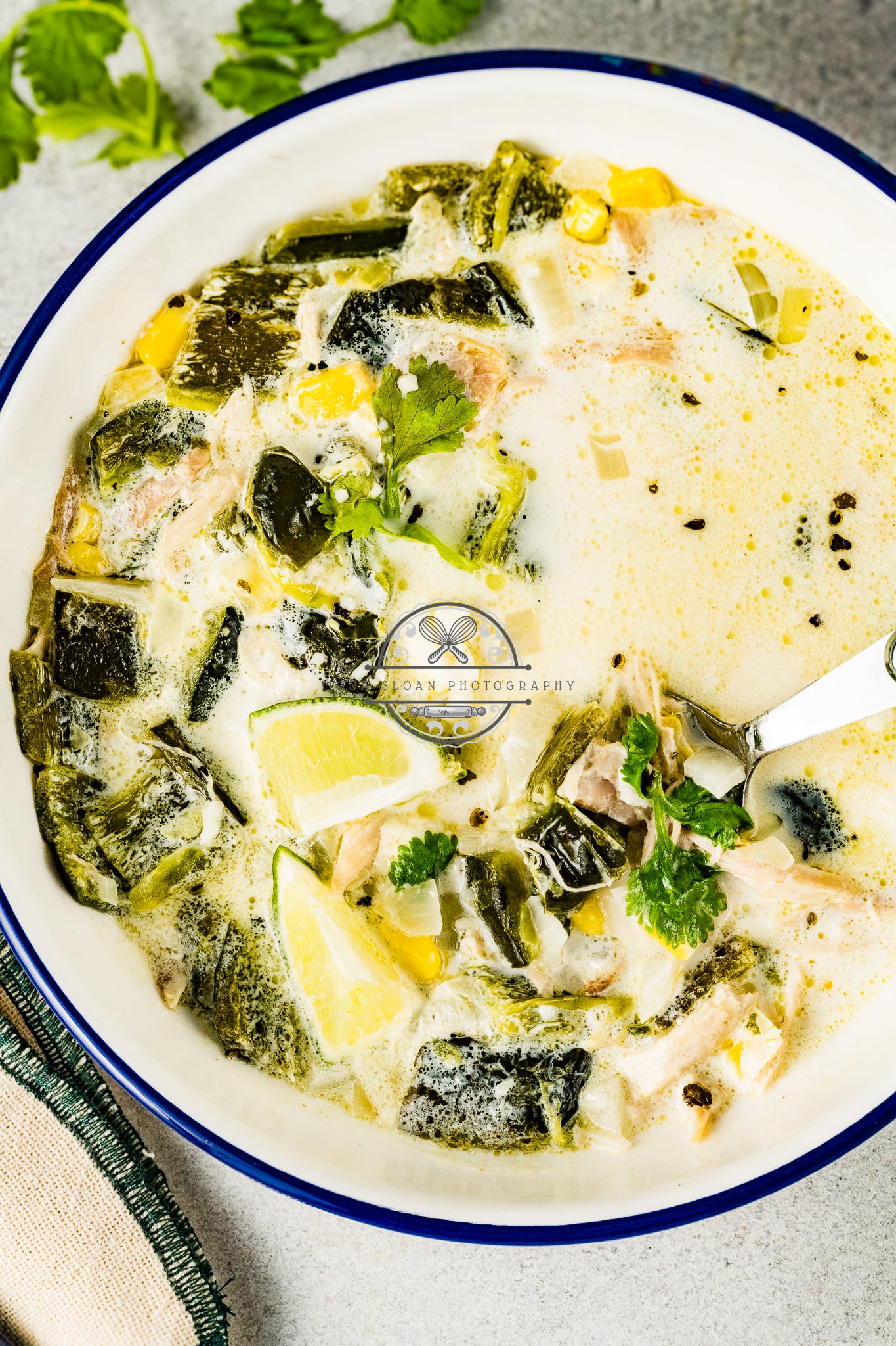 Poblano Chicken Soup