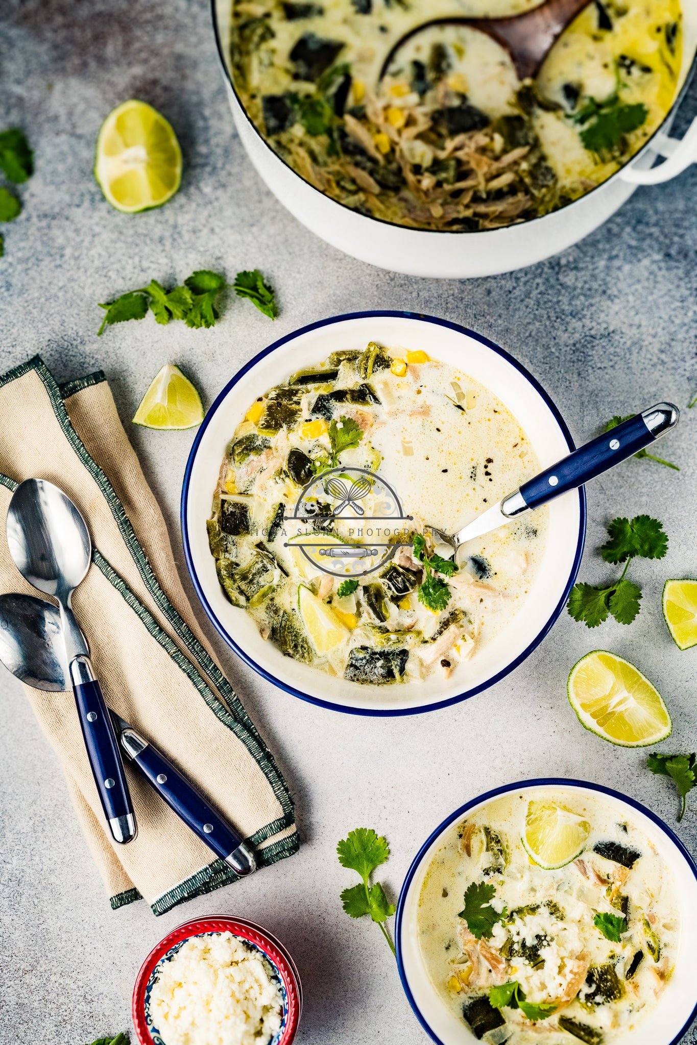 Poblano Chicken Soup