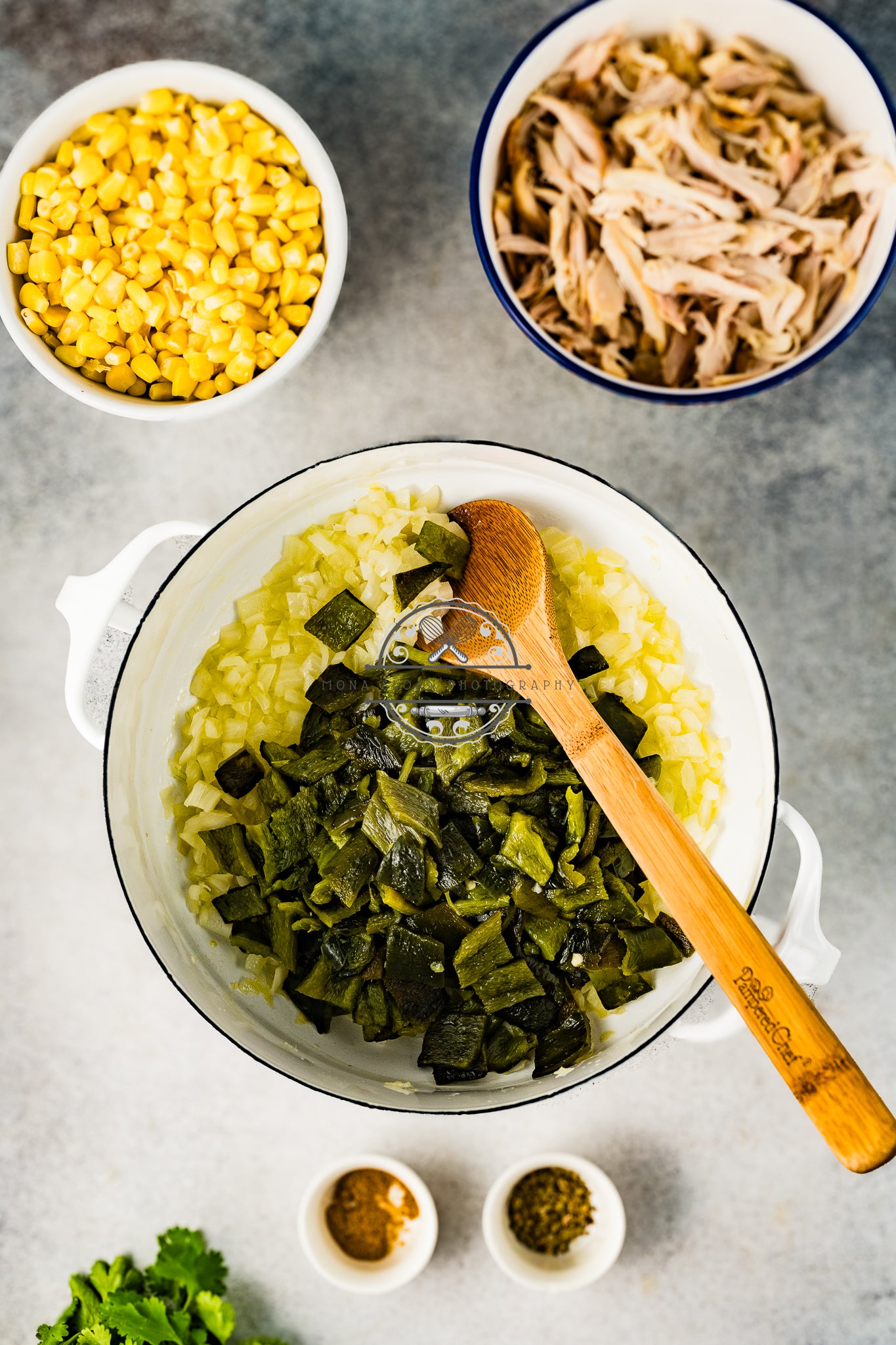 Poblano Chicken Soup