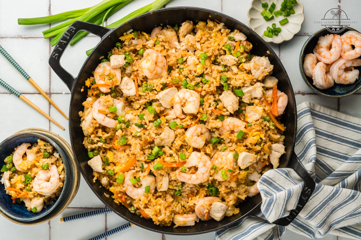 Shrimp and Chicken Fried Rice