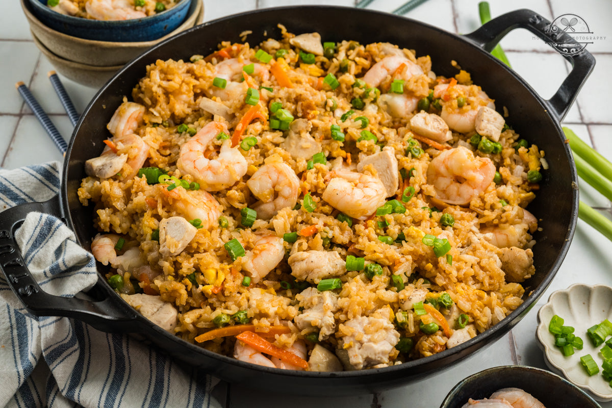 Shrimp and Chicken Fried Rice