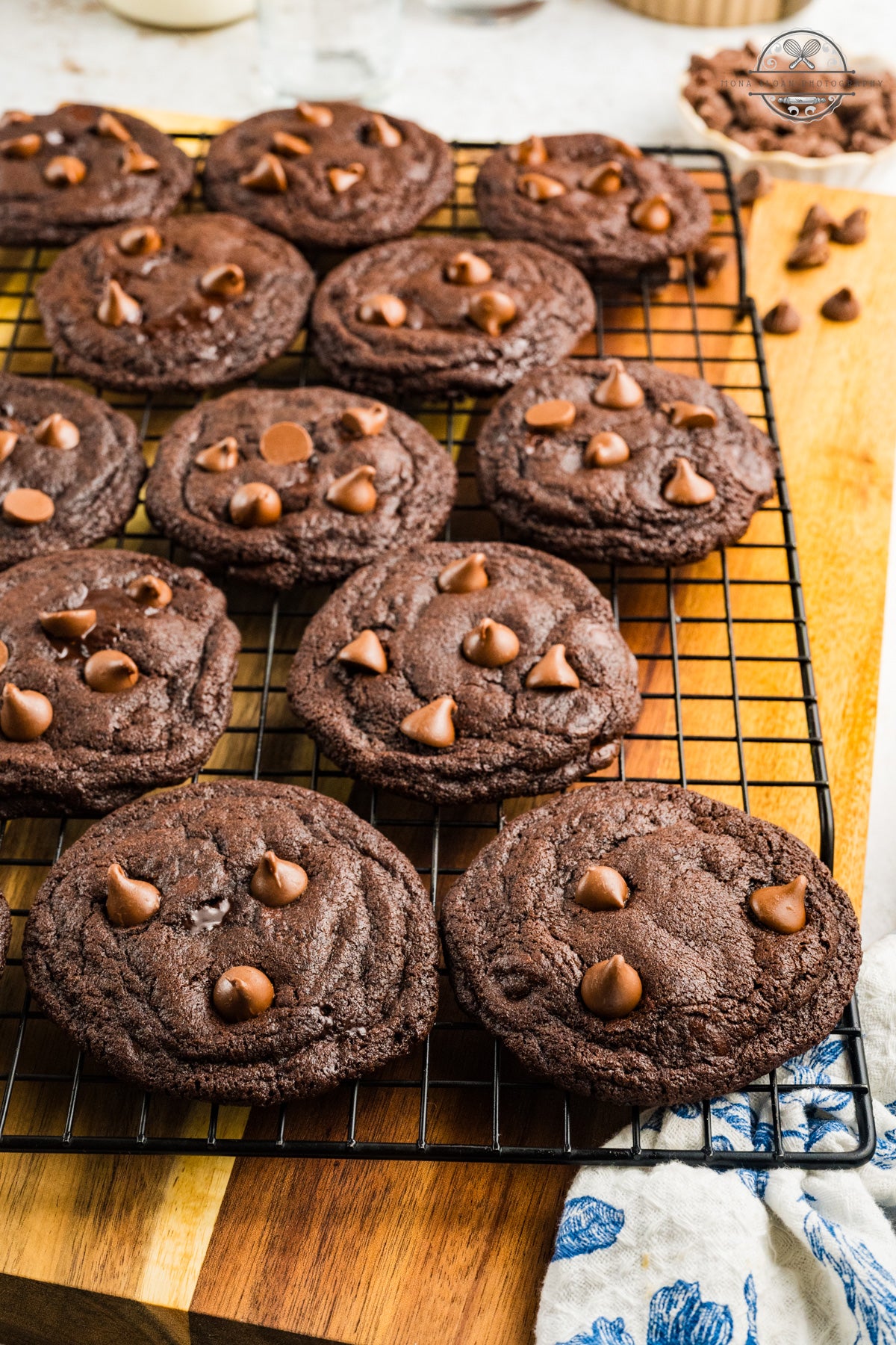 Chocolate Chocolate Chunk Cookies